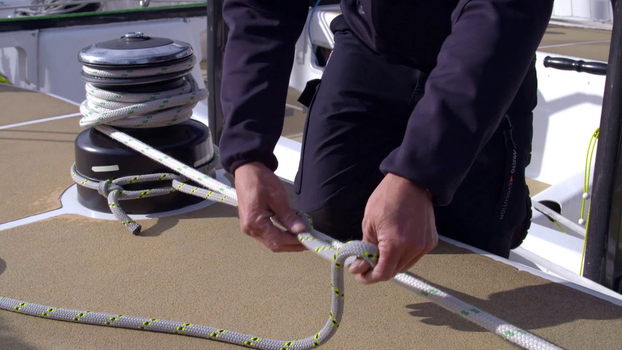 Clipper Race Training | How to tie a rolling hitch knot