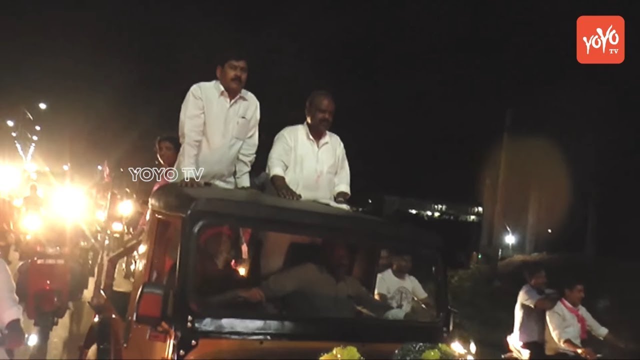 Grand Welcome to Speaker Madhusudhana Chary | Bike Rally in Bhupalpally | Telangana | TRS | YOYO TV