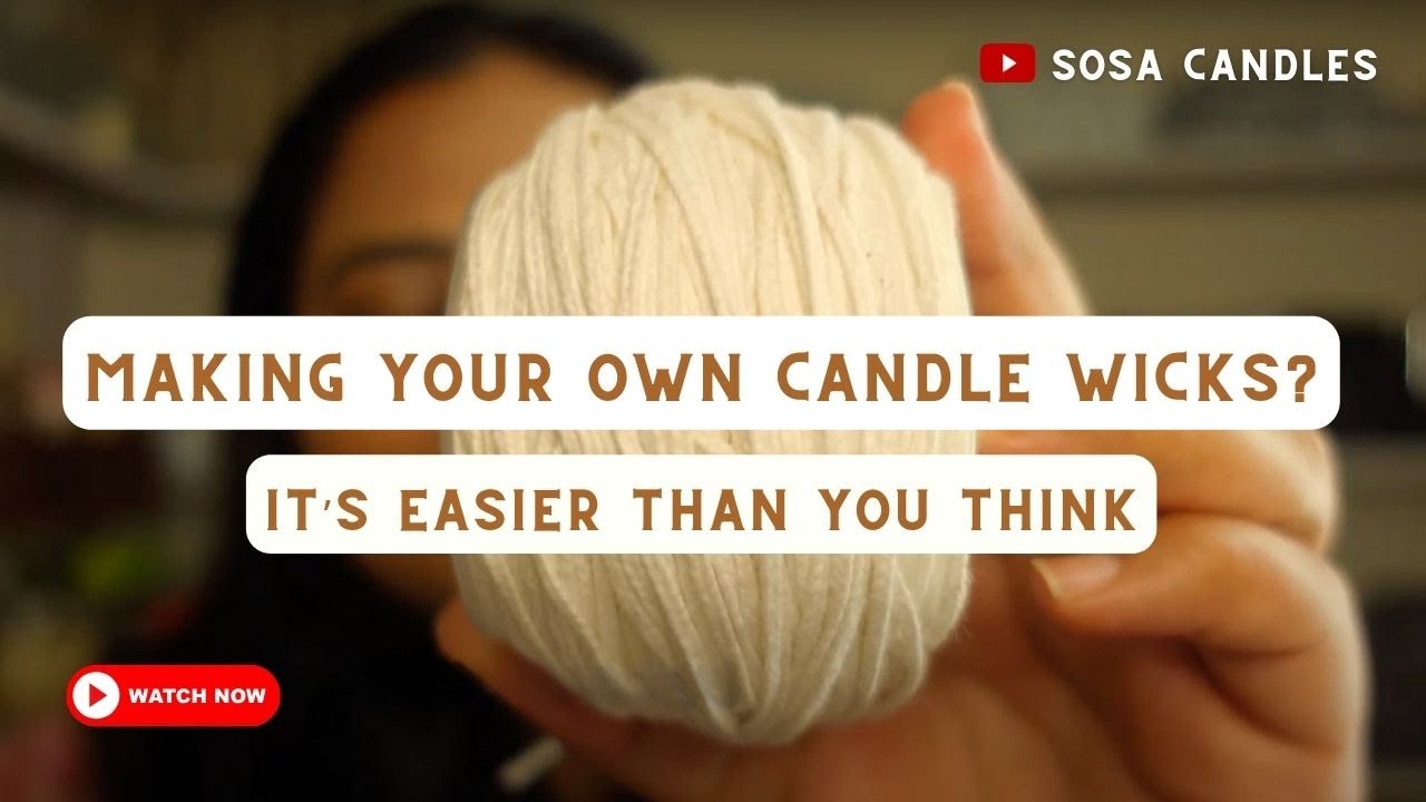 Best Wicks For Candle Making | How to Make Candle Wick at Home Easy  #candles #candlemakingathome