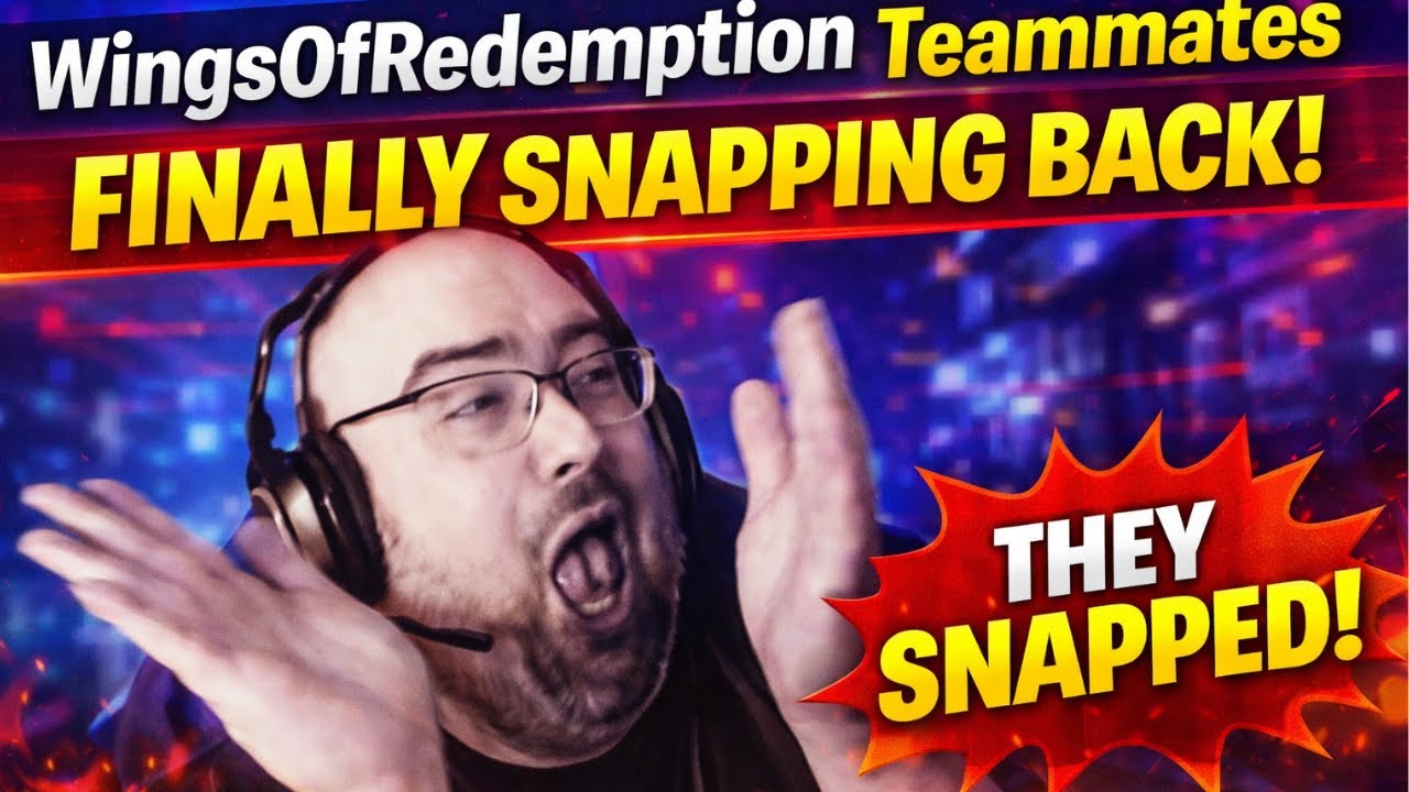 WingsOfRedemption не может смириться с тем, что его команда пререкается с ним и при этом веселится.