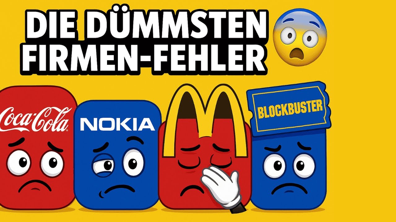 Die gr&ouml;&szlig;ten Firmen-Fails aller Zeiten!