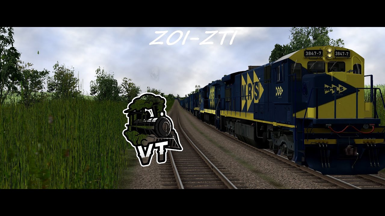 Open Rails|| Rota Araraquara - Rio Claro || Descendo rampa entre ZOI e ZTI ||