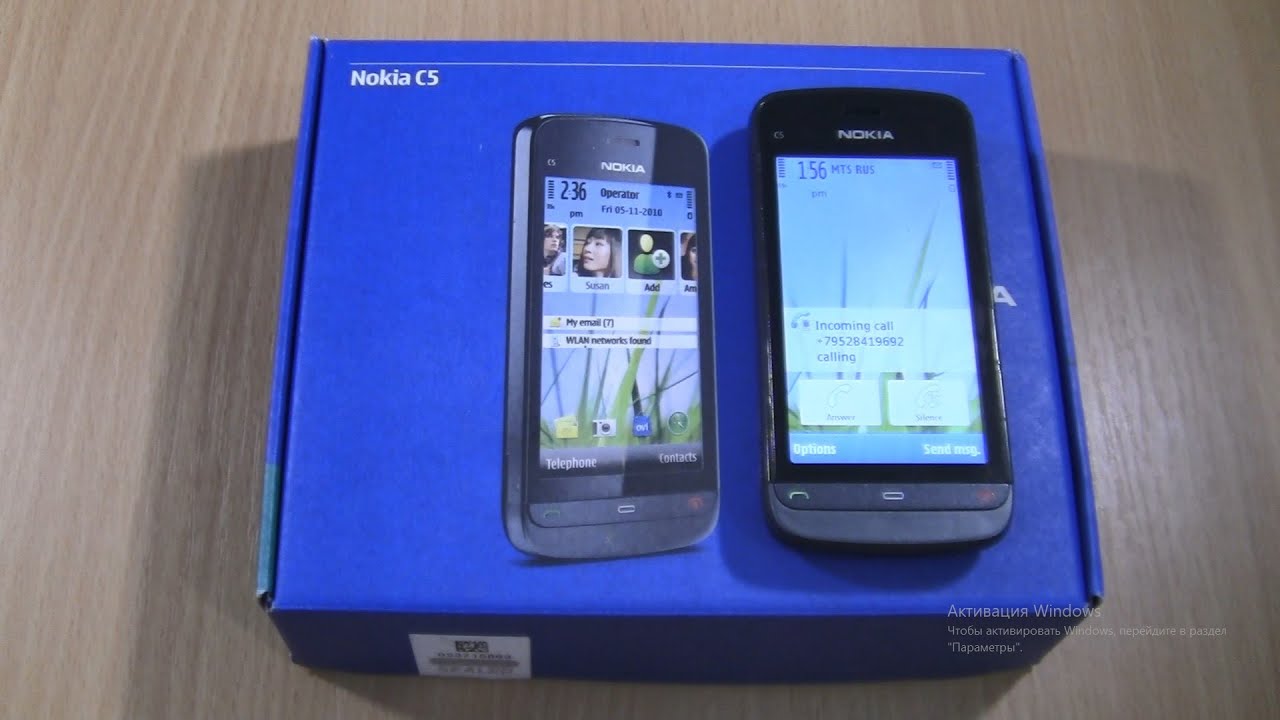 Nokia c5-03 with box Incoming call