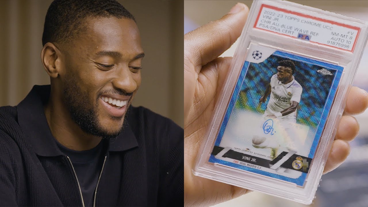 Tosin Adarabioyo Shows Off His Super Rare Card Collection | VERSUS and Topps