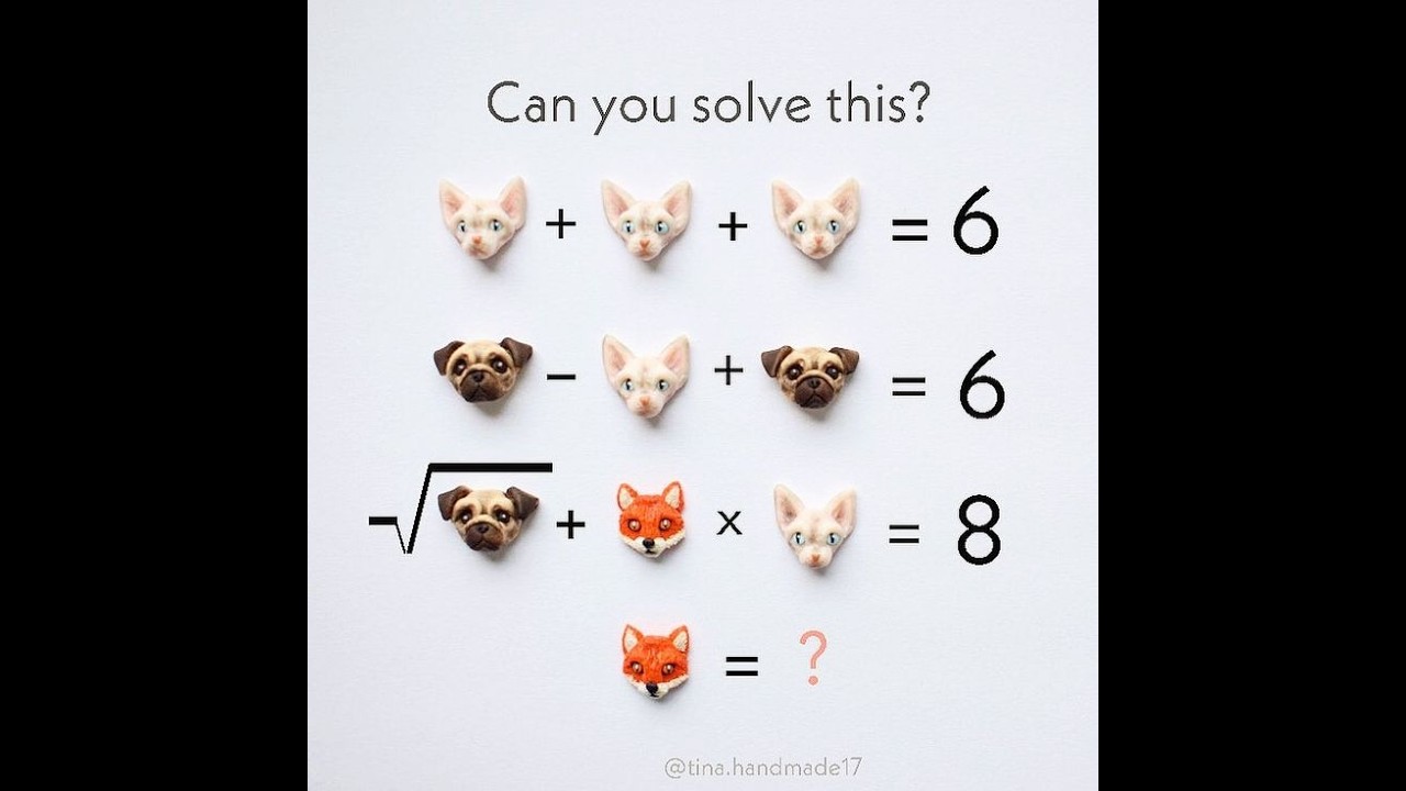Can you solve this?
