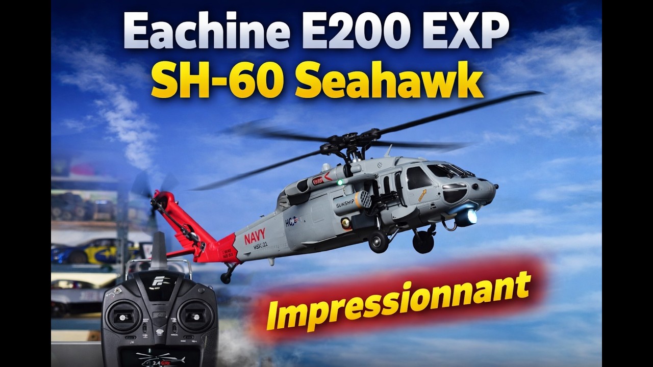 Eachine E200 EXP 🚁 : Docile en assisté… FURIEUX en mode manuel !