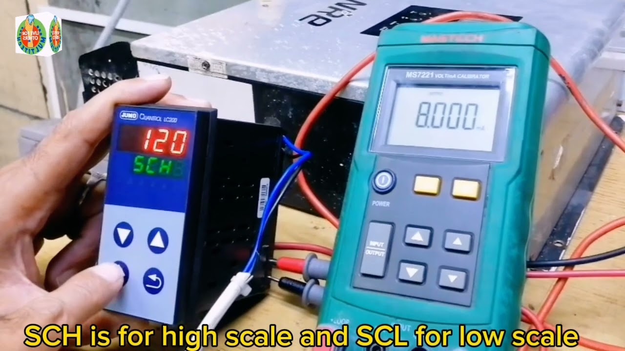 Jumo LC200|jumo controllers setting|Temperature controller setting|use 4-20mA as input signal
