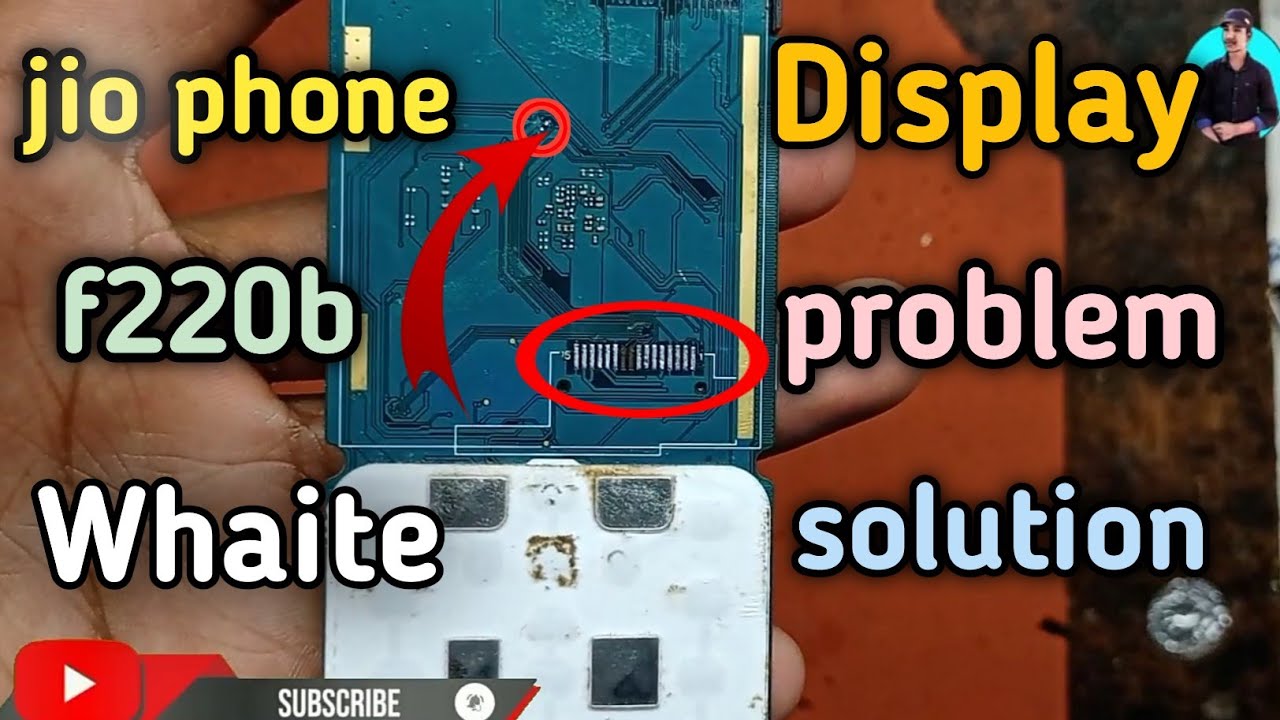 Jio phone f220b whait display  solution || white display solution