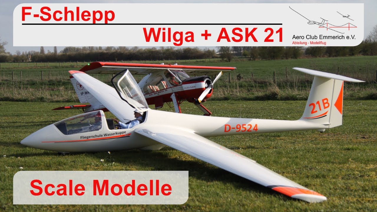 Aero Club Emmerich e.V. Modellflug | F-Schlepp | Wilga | ASK21