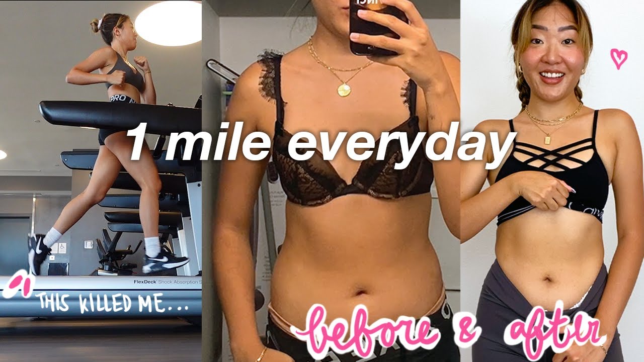 I ran a mile everyday for a week (this is torture LOL)