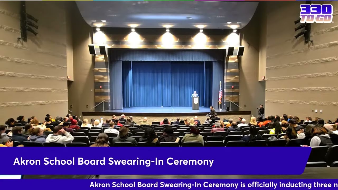 Copy of Akron School Board Swearing-In Ceremony • LIVE from Garfield CLC.