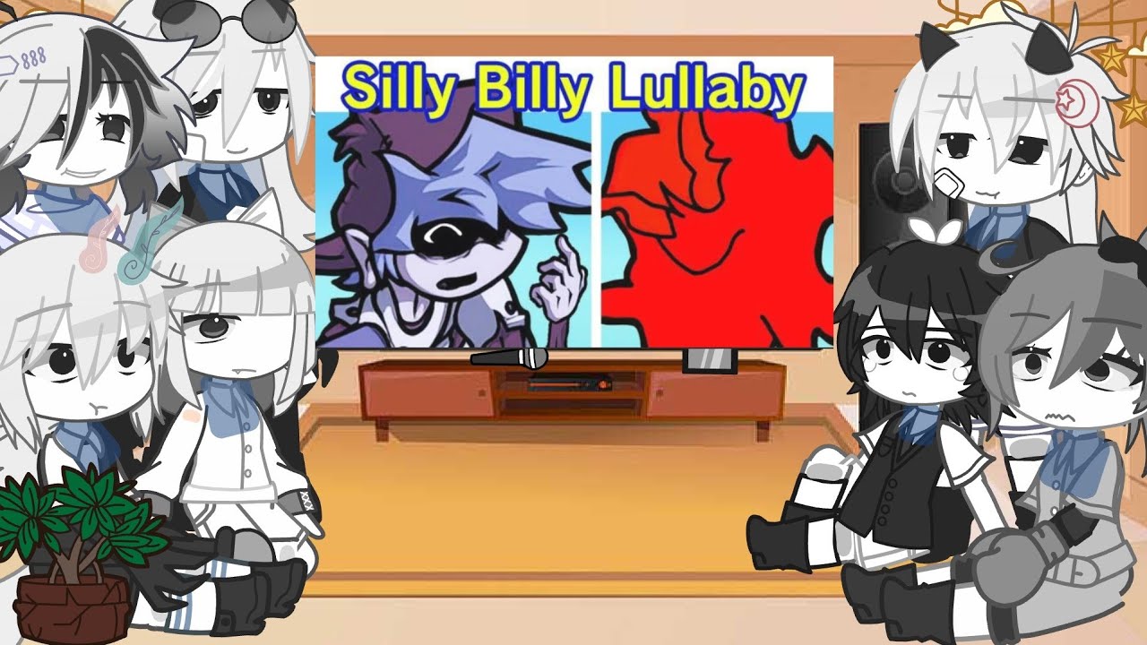 Fundamental Paper Education React To FNF Silly Billy Lullaby II Herself Sings to Yourself II Naomi🐰