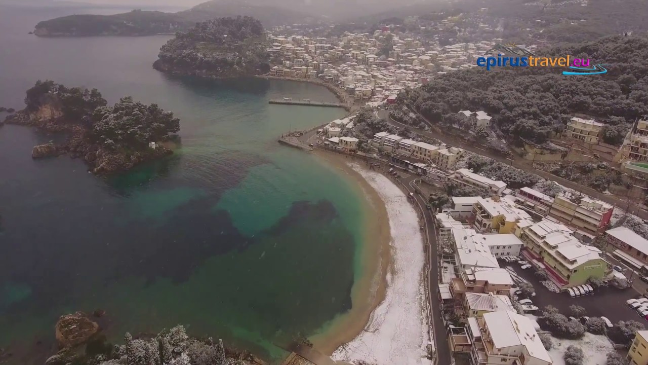 Η Πάργα χιονισμένη - Snowy Parga