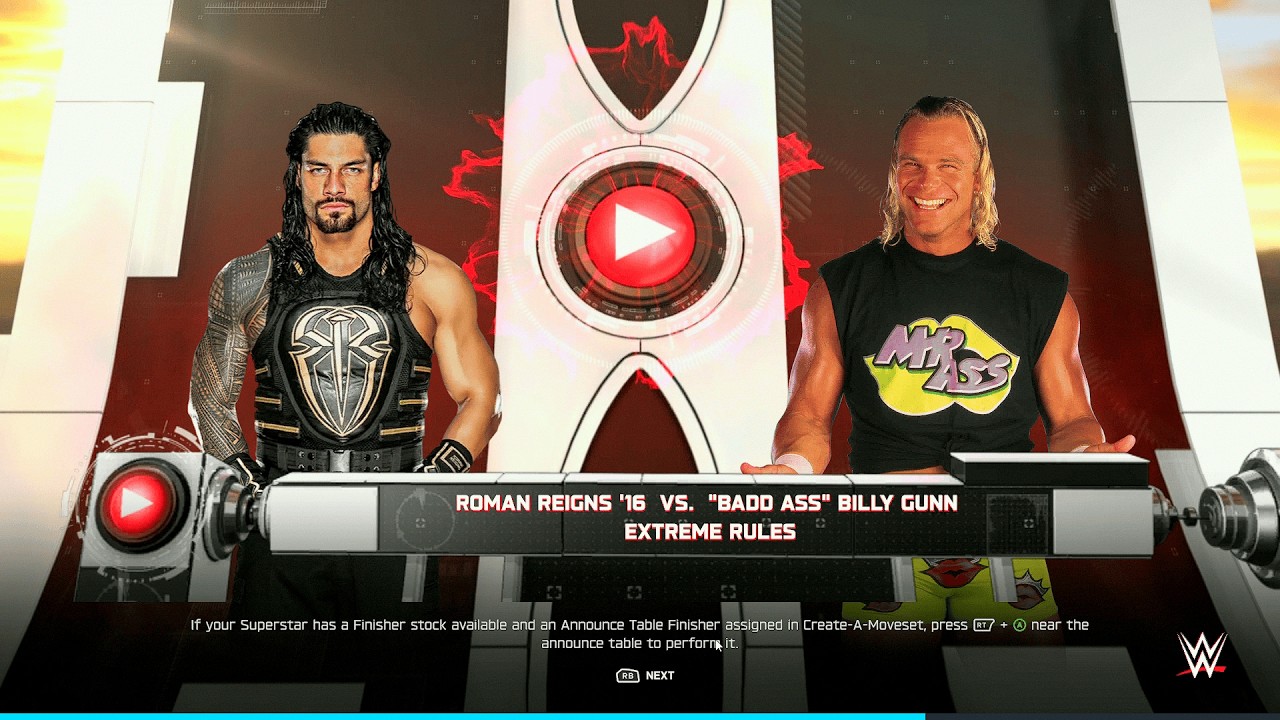 WWE 2K25 - Roman Reigns vs. Billy Gunn | 