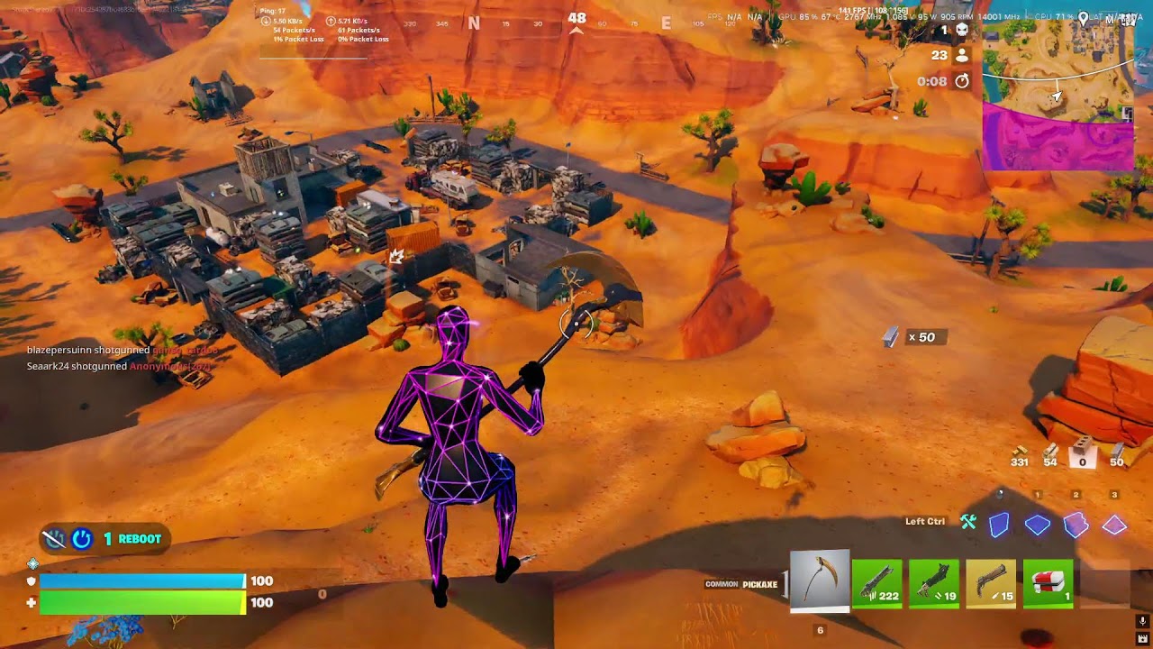 PLAYING FORTNITE RELODE RANKED