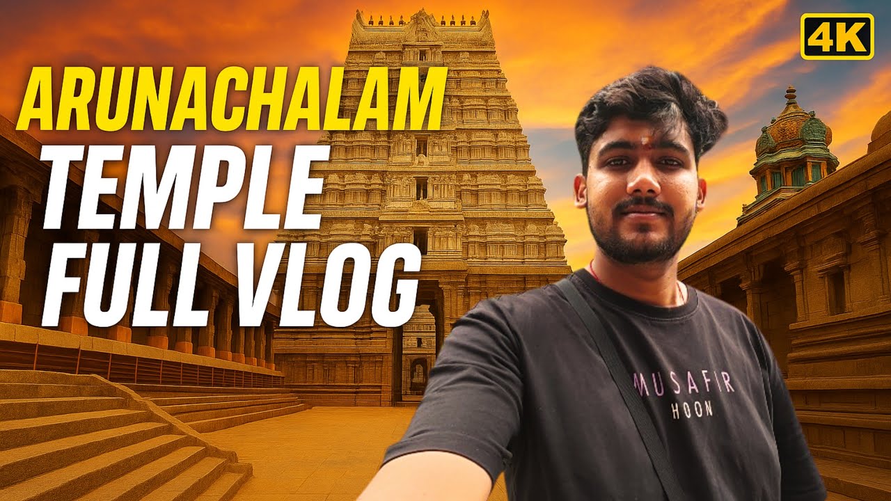 ARUNACHALAM TEMPLE FULL VLOG IN HINDI🛕🕉️| ARUNACHALAM TEMPLE DEDICATED TO LORD SHIVA🔱 IN TAMILNADU