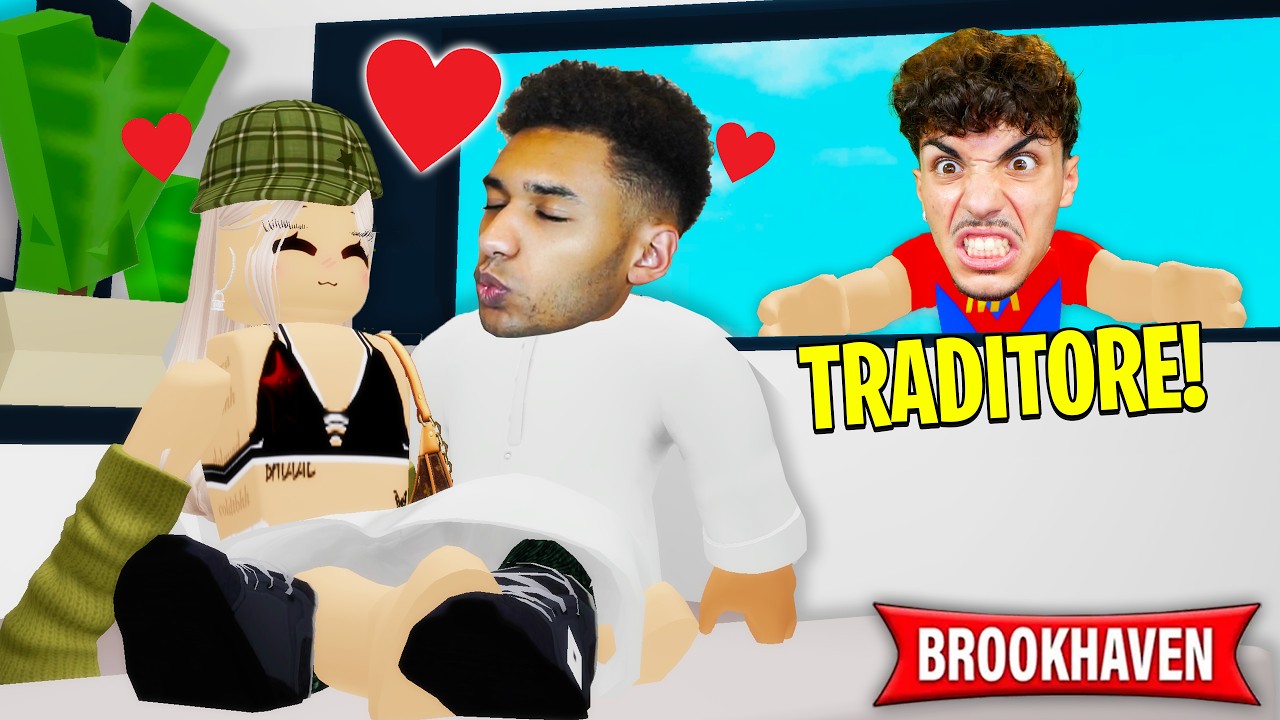 LA MIA FIDANZATA MI HA TRADITO CON IL MIO AMICO KHADIAX su BROOKHAVEN ROBLOX!😡
