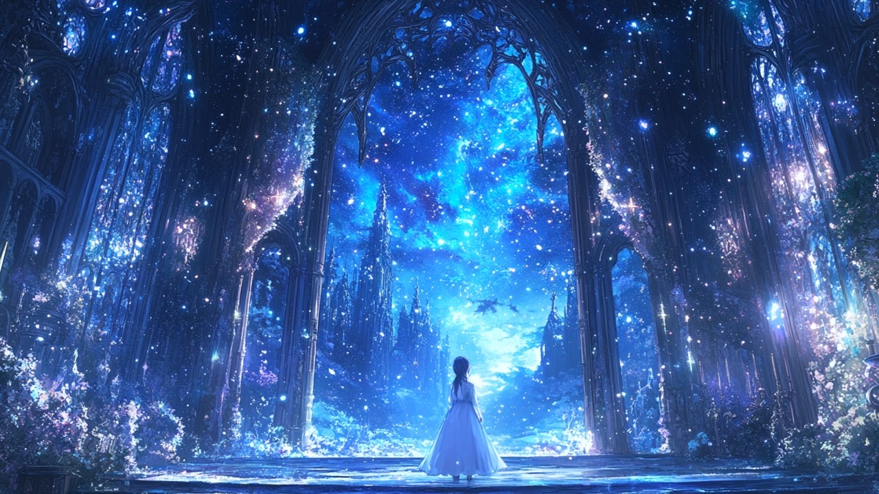 Palace Bathed in Heavenly Glow | Celestial Celtic Lullaby for Peaceful Sleep