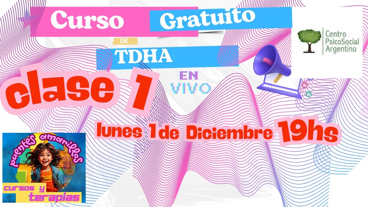 Curso gratuito de TDHA clase 1