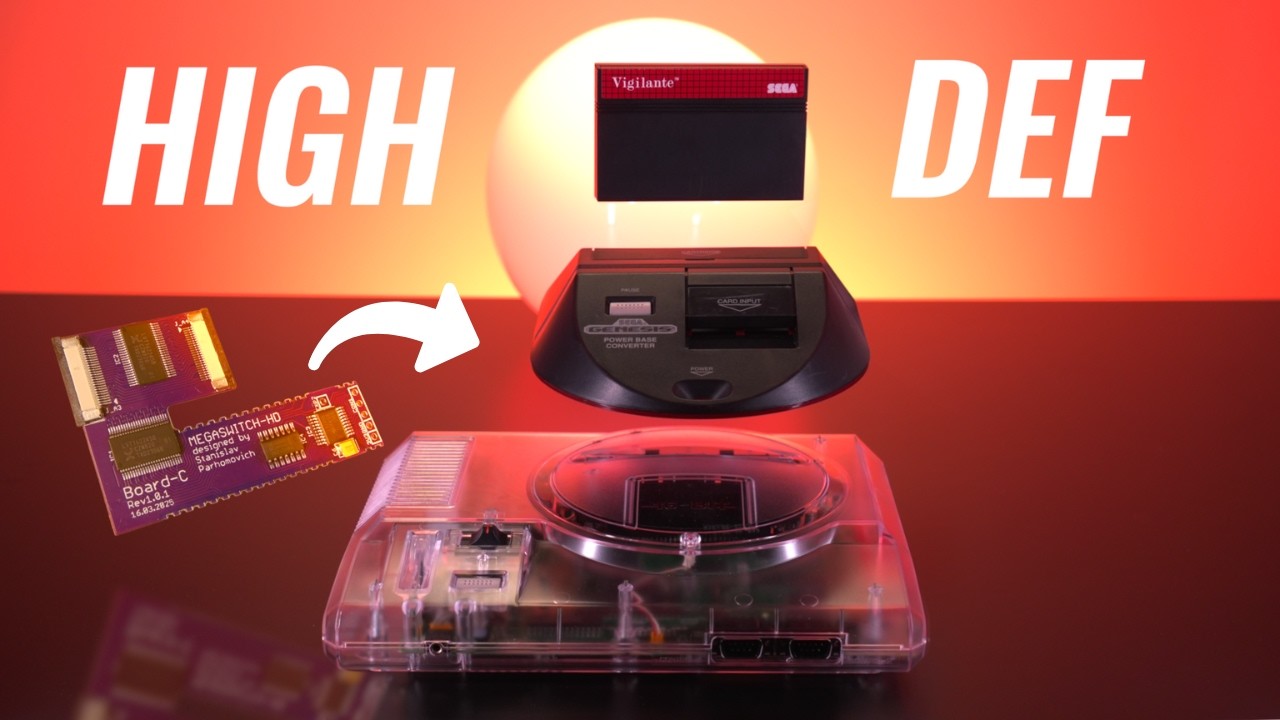 Этот мод-комплект придаёт 8-битной консоли SEGA облик высокой чёткости