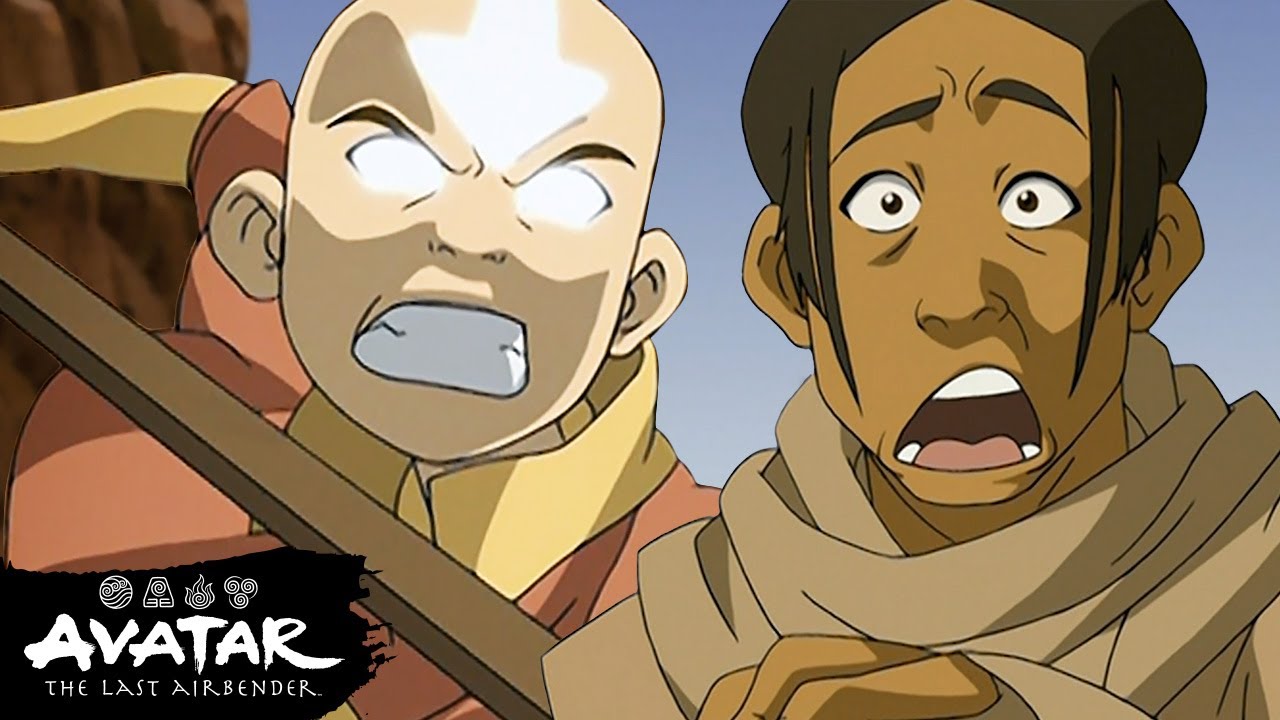 Aang Confronts The Sandbenders 😡 | Full Scene | Avatar: The Last Airbender