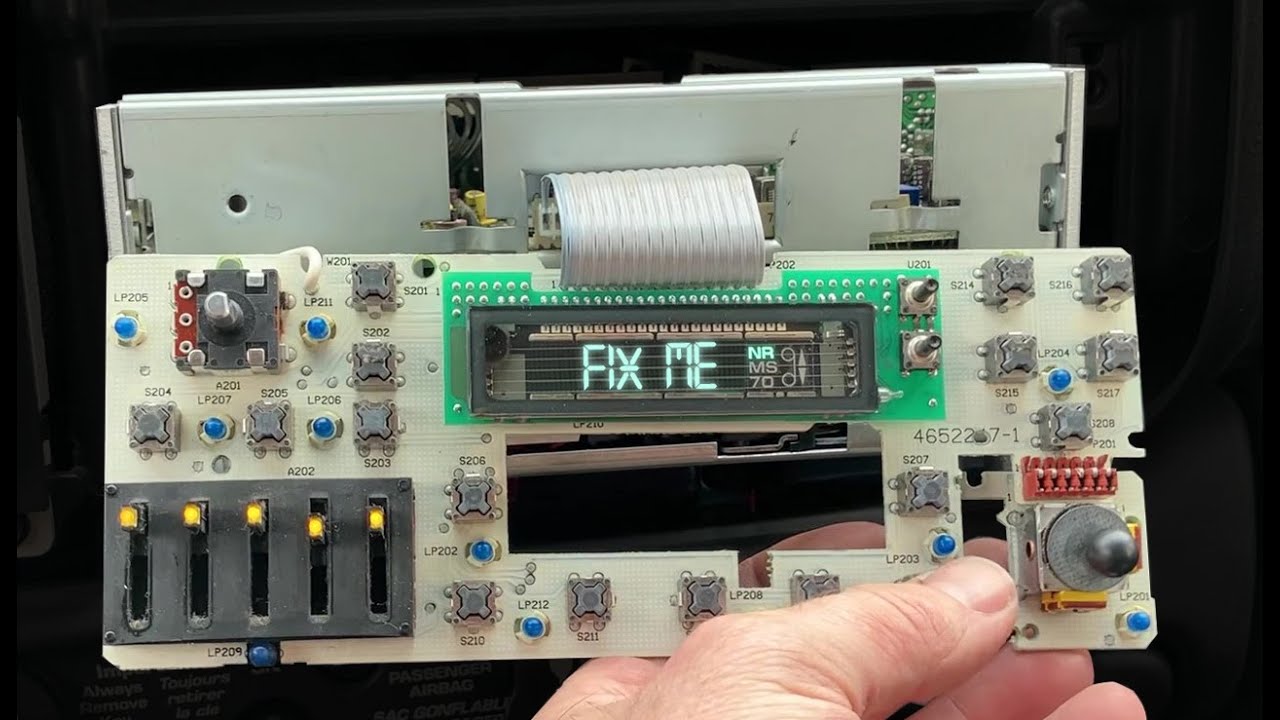 Fixing a broken Chrysler Infinity Radio Display from my Dodge Dakota