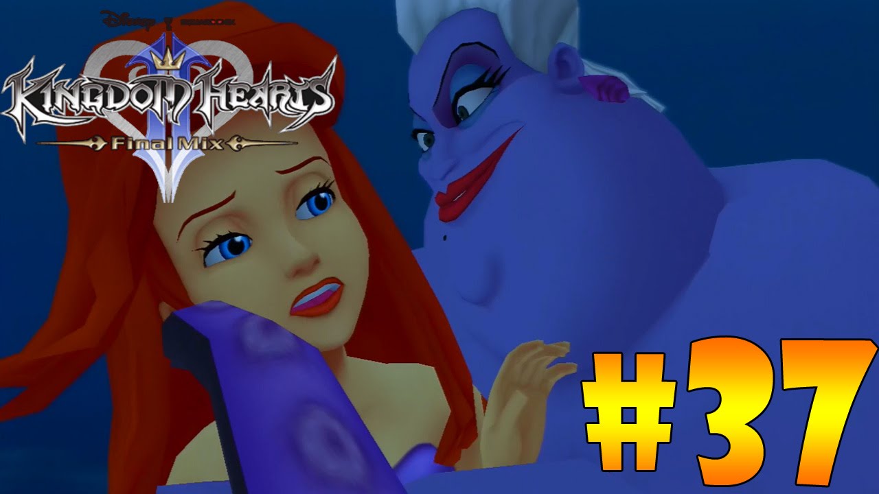 Kingdom Hearts 2 HD Final Mix| Walkthrough Español | Parte 37 "La venganza de Ursula"