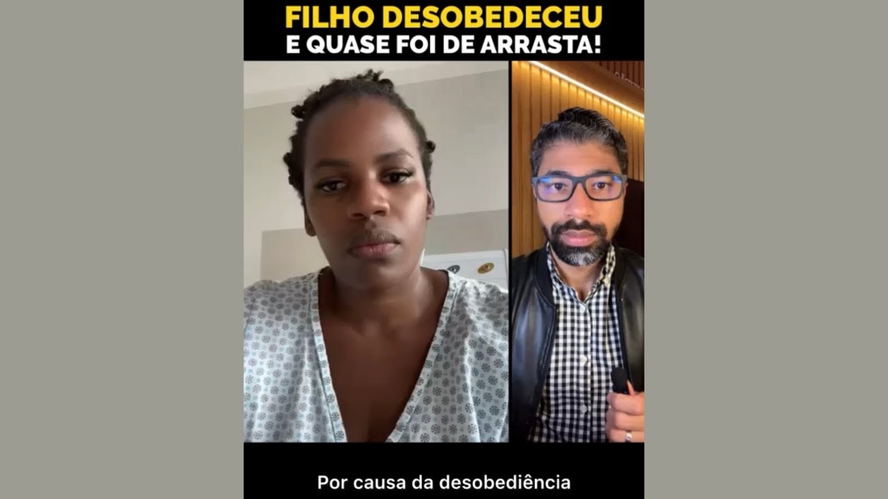 FILHO DESOBEDECEU E QUASE FOI DE ARRASTA!