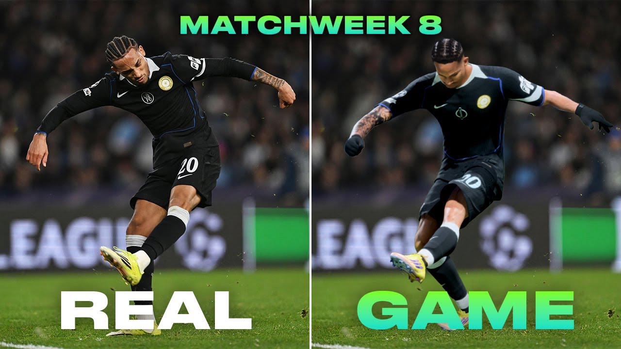 Champions League 25/26 Best Goals of Matchweek 8 (EAFC 26 Recreation)