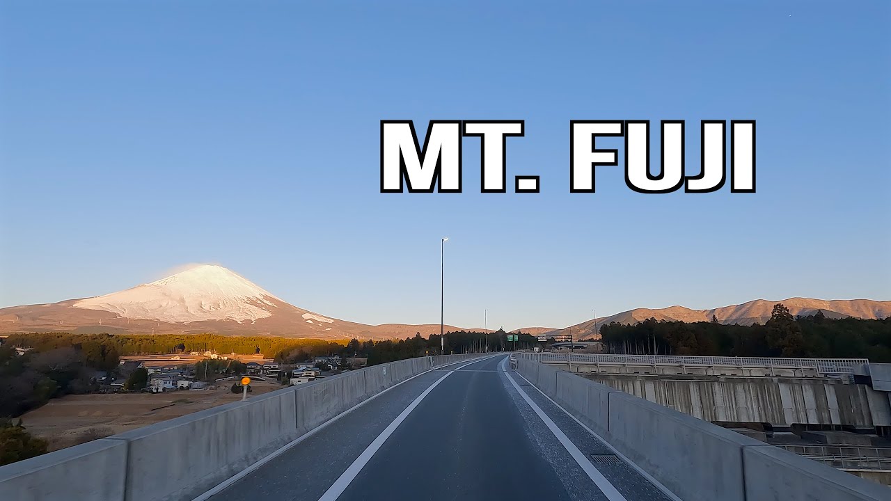 Tokyo to Mt. Fuji – Tomei Expressway Drive | 4K with Music