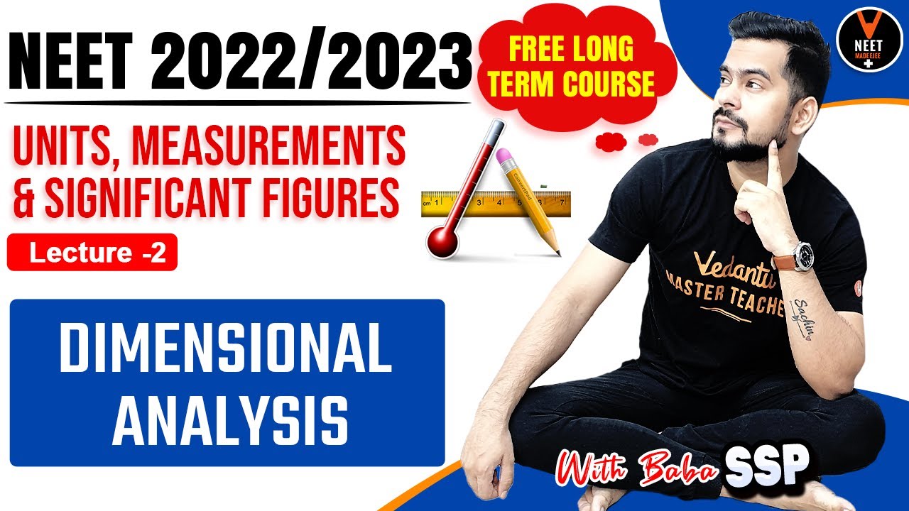 Units and Measurements & Significant Figures #2 | NEET 2022 | NEET Physics | Sachin Sir