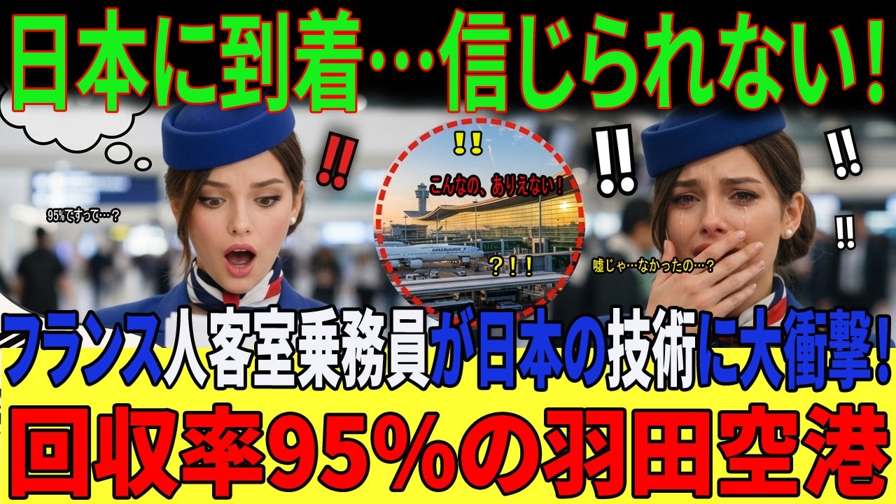 【海外の反応】「ありえない…なぜ私の財布がここに？」母の形見を失くし絶望したフランス人CAが、羽田空港の”神対応”と日本人の良心に涙が止まらない…