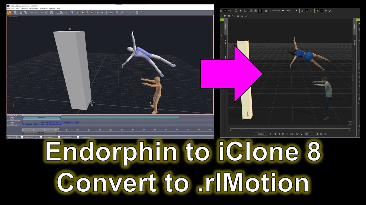 Endorphin в iClone 8 Motion — Учебное пособие по конвейеру #endorphin #iclone #3danimation #motio...