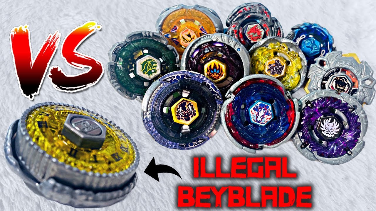 ILLEGAL BEYBLADE vs THE LEGENDARY BLADERS!!! YOU WONT BELIEVE WHAT HAPPEN…