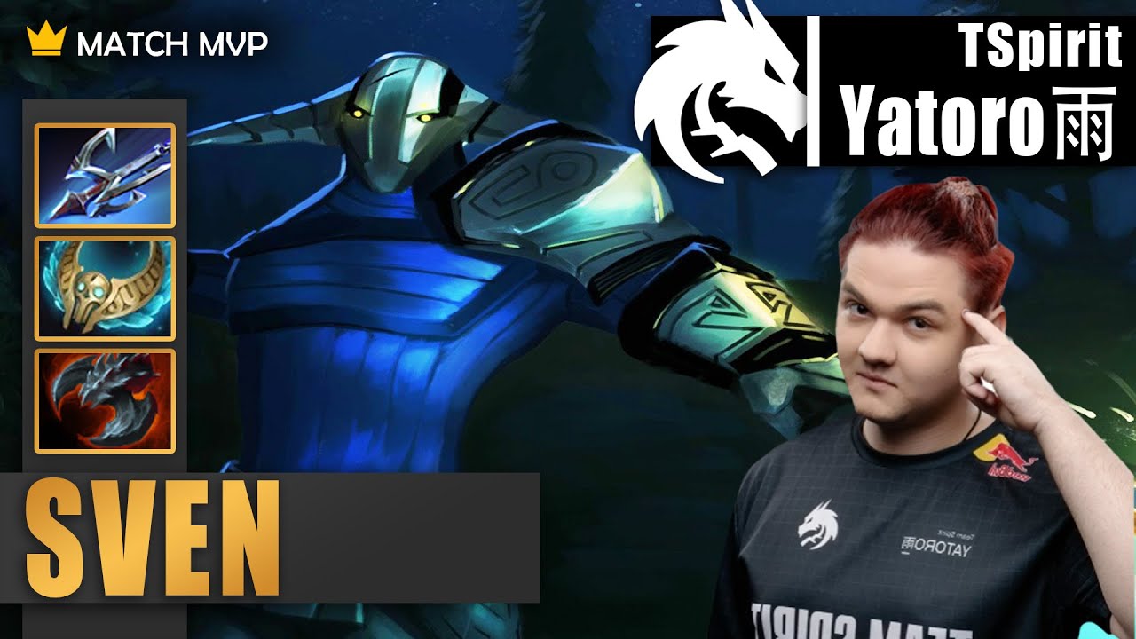 Sven Safelane | TSpirit.Yatoro | YATORO WANTS THE AEGIS AGAIN IN TI 12 | 7.34c Gameplay Highlights