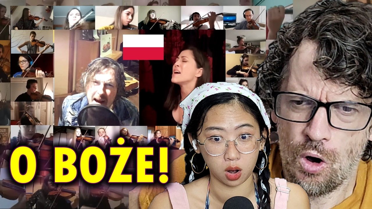 Our Reaction to Orkiestra online #wdomuzagrane - Co mi Panie dasz (arr. Adam Sztaba)