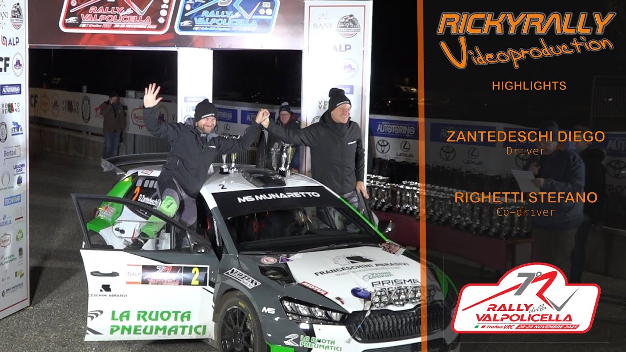Highlights ZANTEDESCHI - RIGHETTI // 7° Rally della Valpolicella 2025