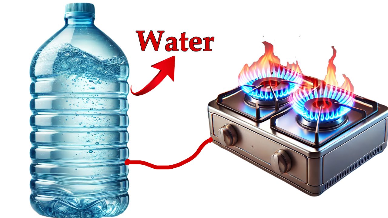 Turning Water into a Lifetime Cooking Gas At Home, Amazing Invention
