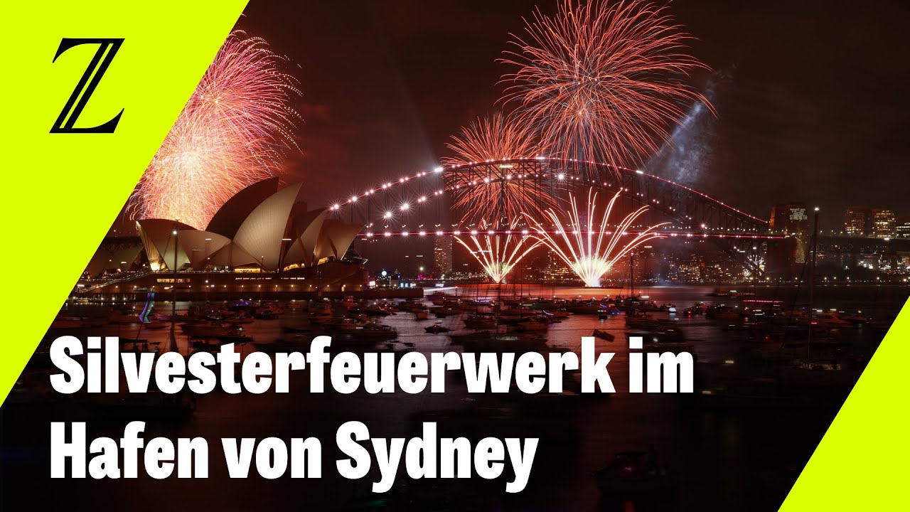 Australien: Silvesterfeuerwerk im Hafen von Sydney