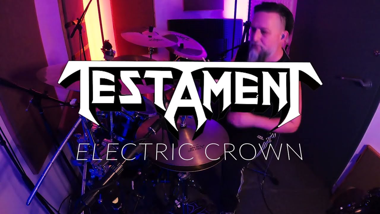 TESTAMENT- ELECTRIC CROWN DRUM COVER