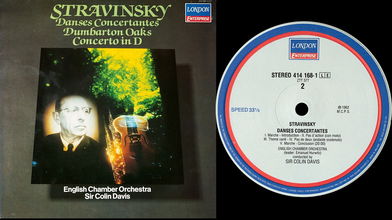 Stravinsky: Danses Concertantes - Colin Davis / English Chamber Orchestra (vinyl: Ortofon OMP40)