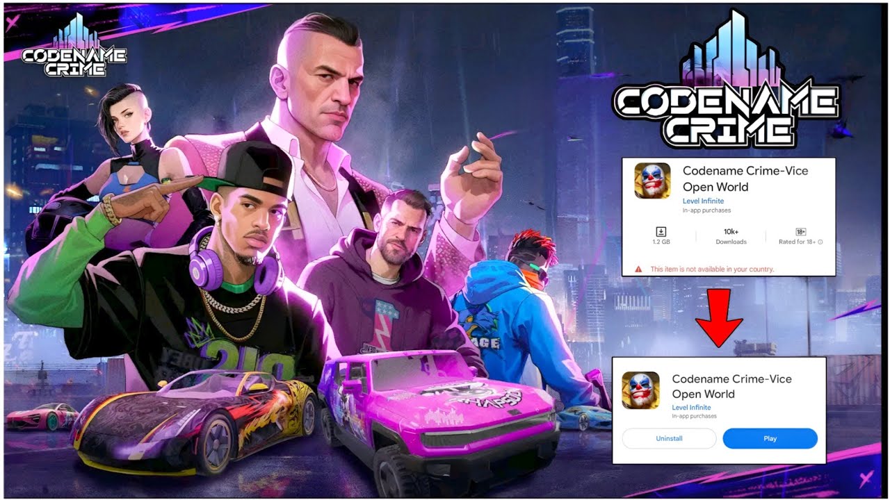 Codename Crime - Vice Open World | Новая бета-версия: как загрузить полный игровой процесс (Android)