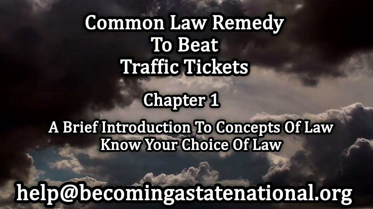Beating Traffic Tickets Using Common Law