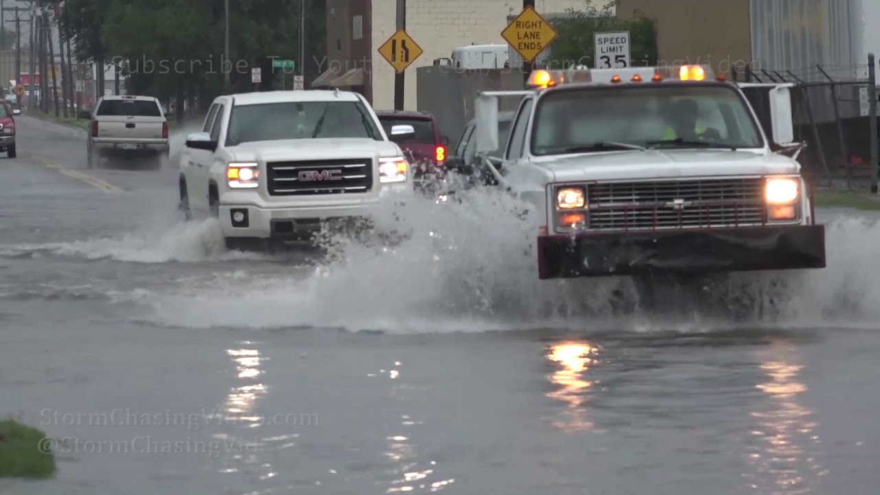 Flash Flooding Inundates Wichita, KS - 6/18/2019
