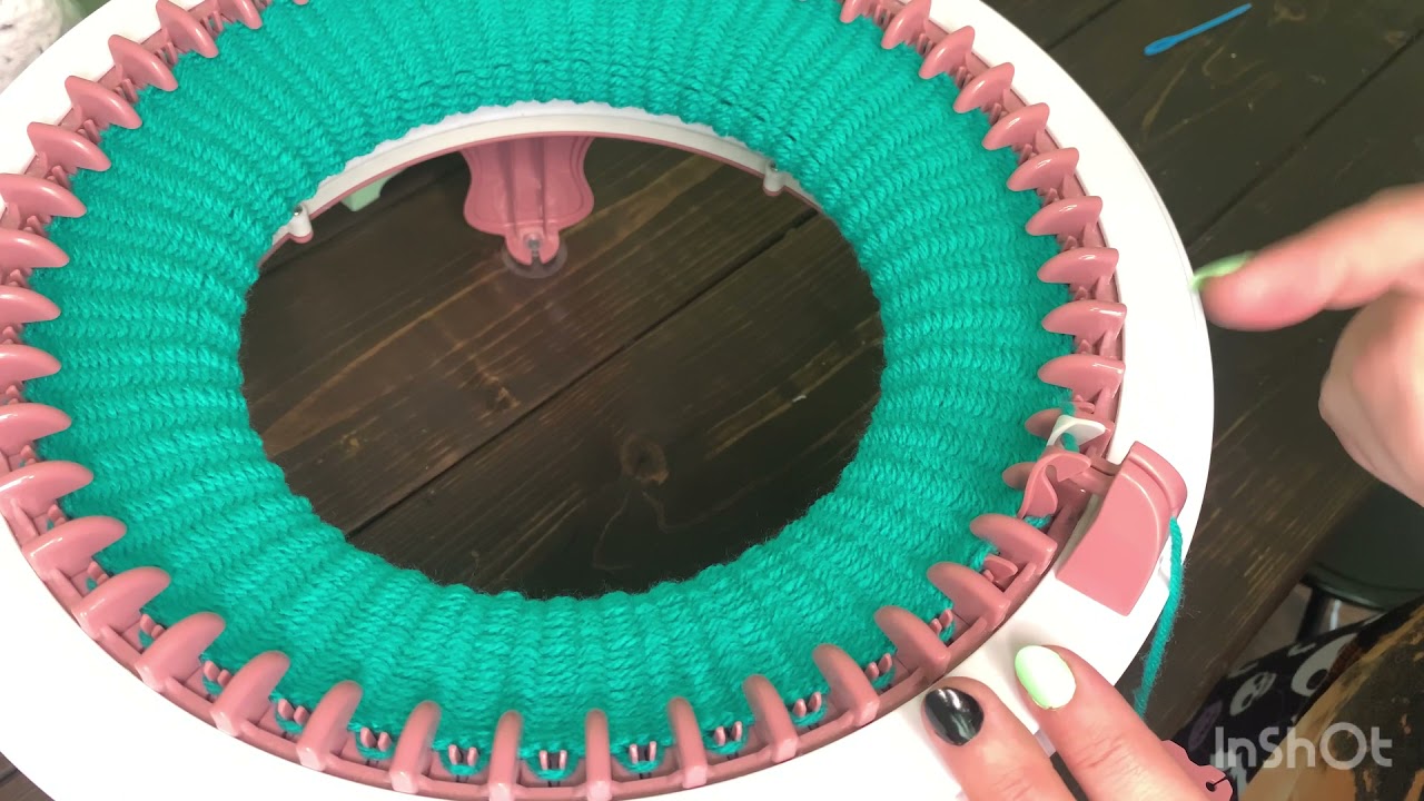 How to cast on and off (and make a pumpkin) on a 48 pin sentro knitting machine