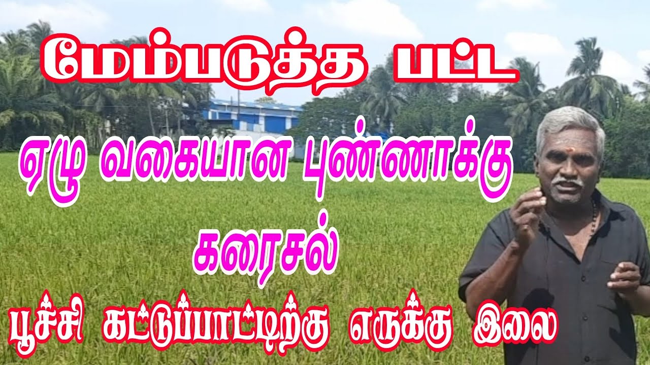 மேம்படுத்தப்பட்ட ஏழு வகையான புண்ணாக்கு கரைசல்