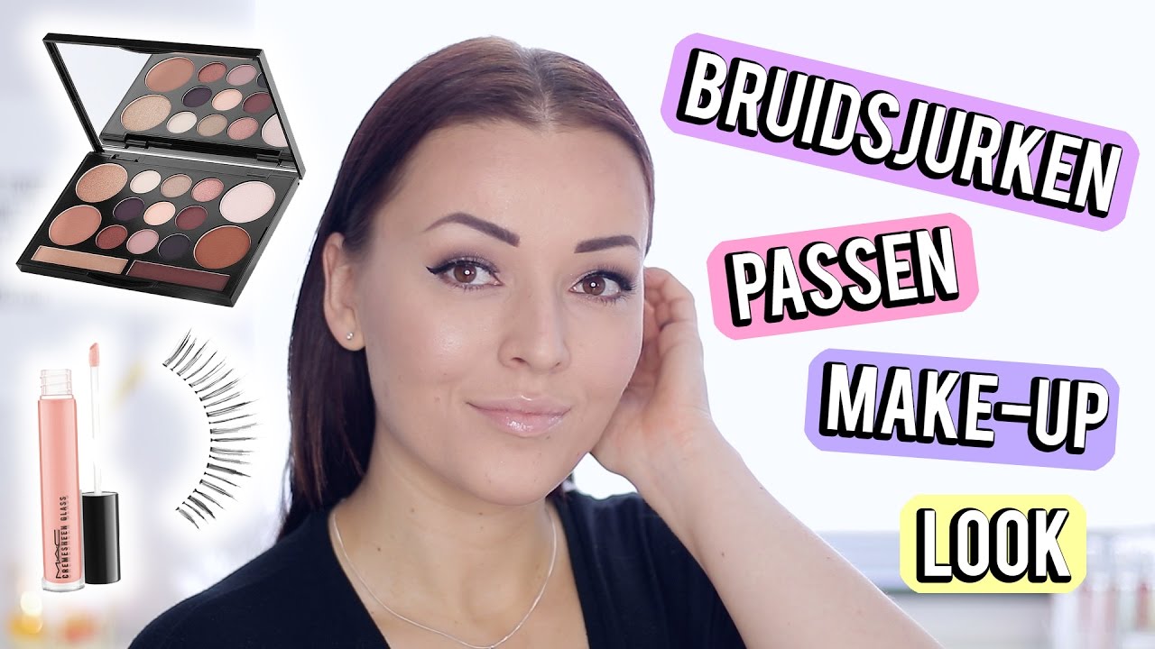 Bruidsjurken passen make-up look tutorial | Beautygloss