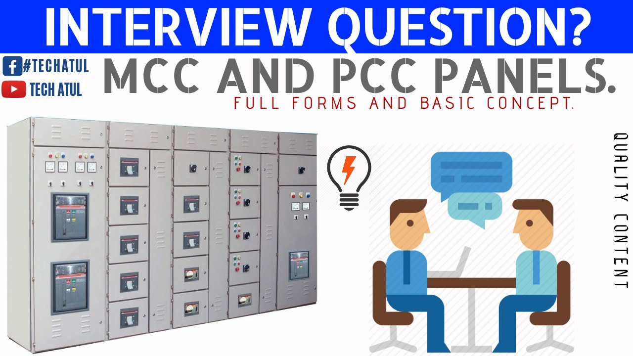 MCC and PCC panels. Full form of MCC and PCC. Tech Atul.