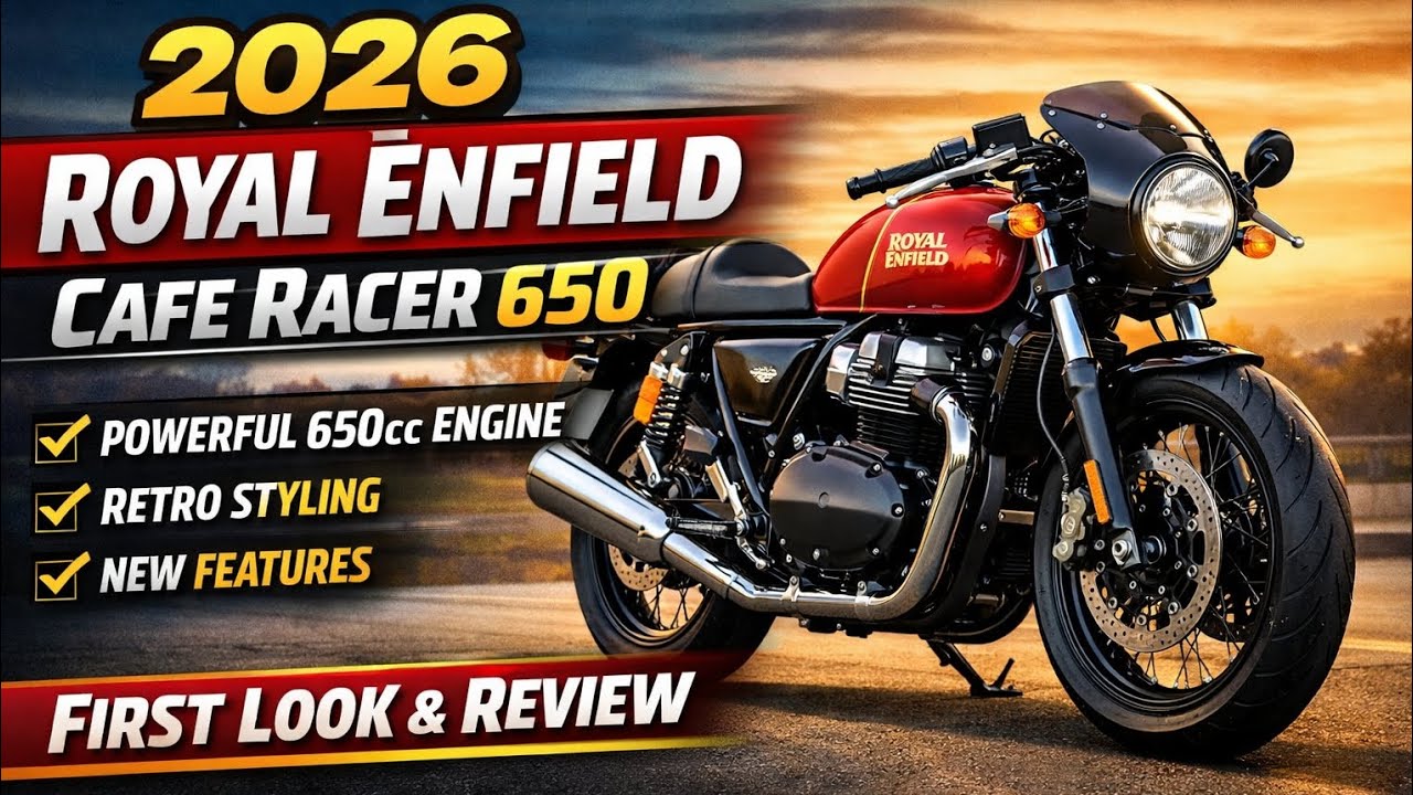 2026 Royal Enfield Cafe Racer 650 | New Features, Engine, Price & Full Review | Bike News