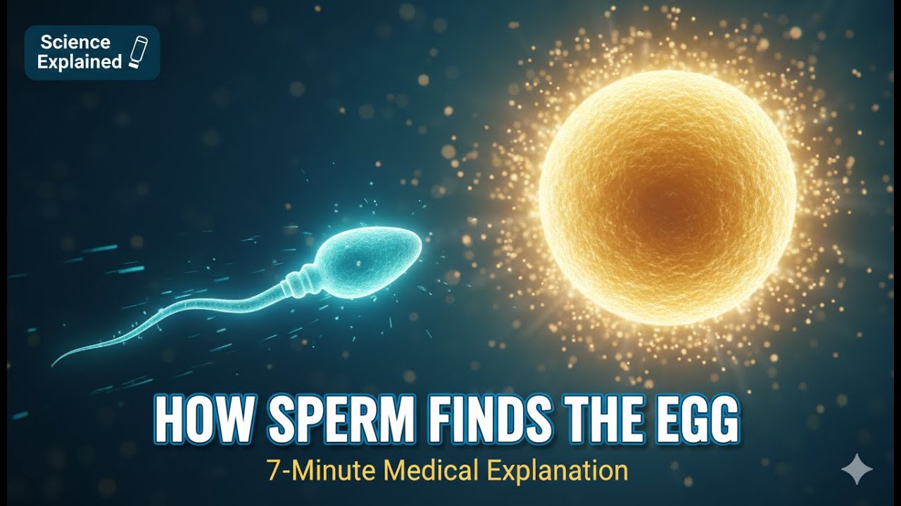 "How Sperm Finds the Egg | The Scientific Journey of Fertilization Explained Step-by-Step"